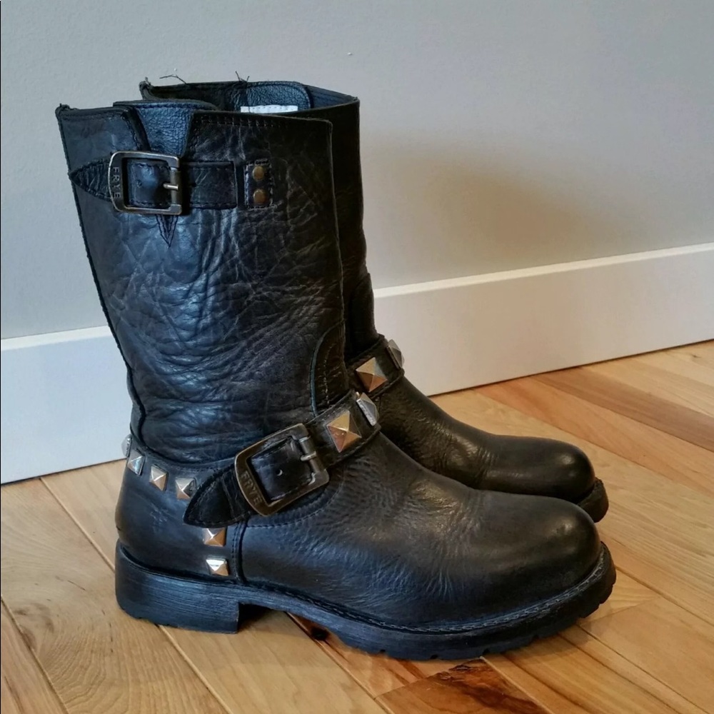 Black Frye Rogan Engineer boots size 8